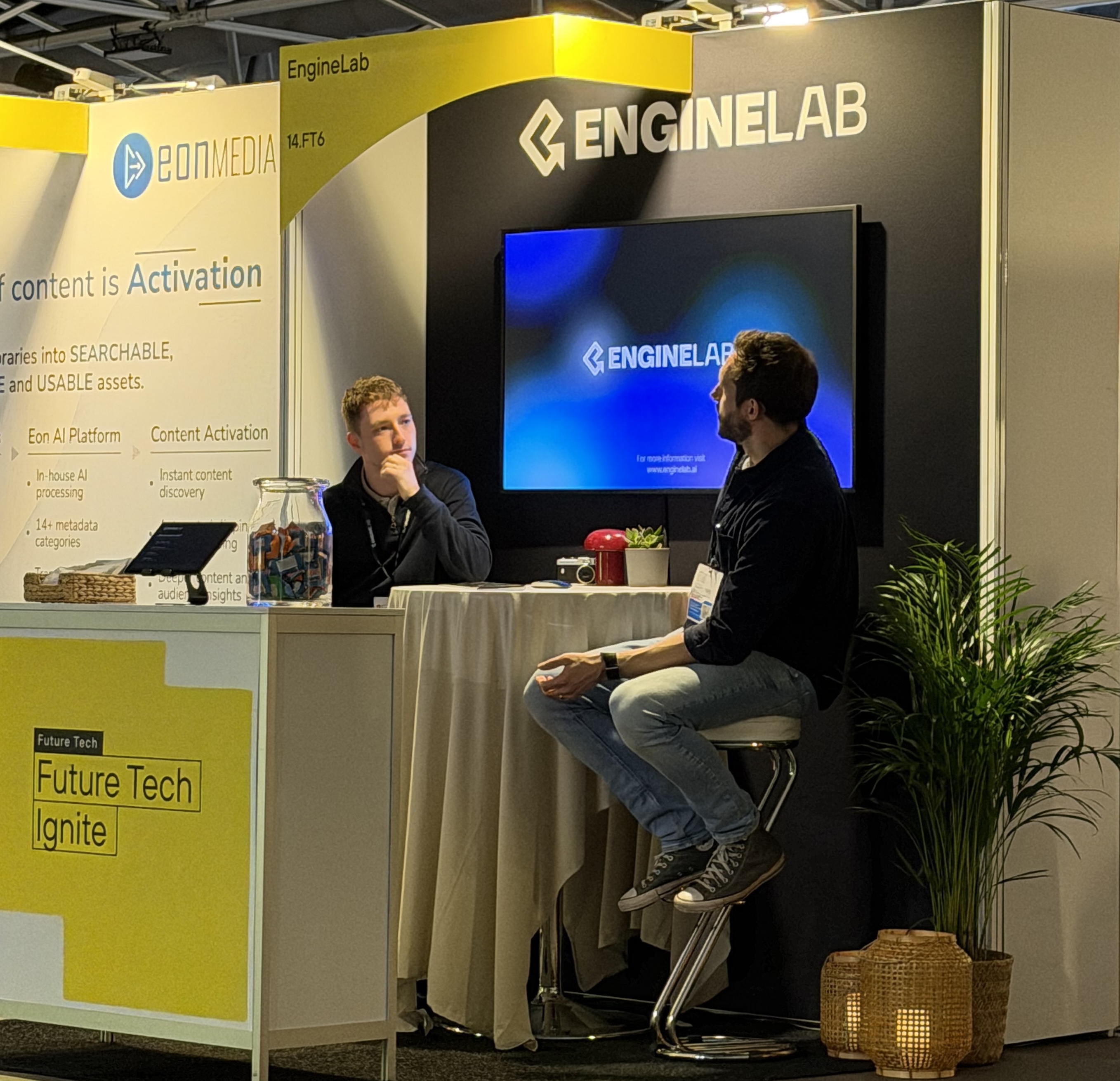 The EngineLab stand at IBC 2026